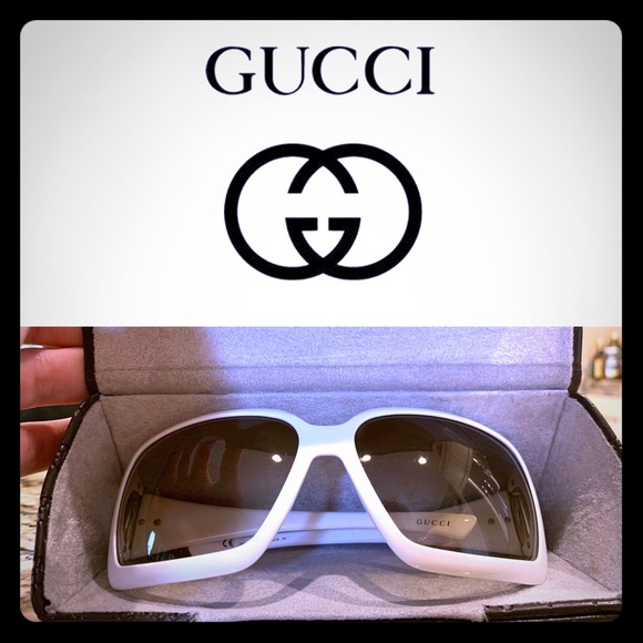 Gucci Accessories - Gucci white sunglasses